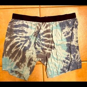 Tie dye boxer briefs